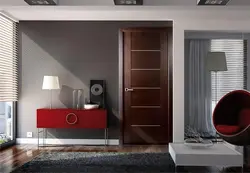 Дизайн квартиры с дверями венге