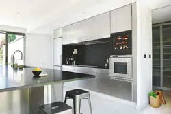Oven and microwave in the kitchen design