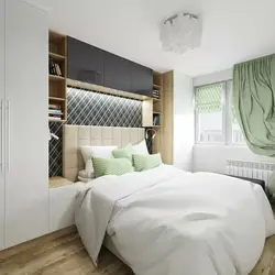 Варианты дизайна маленькой спальни с окном