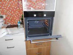 Как встроить духовой шкаф в кухню фото