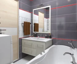 Bathroom renovation design in panel