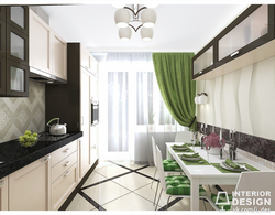 Kitchen interior in bright style