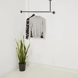 Metal Clothes Hangers In The Hallway Photo