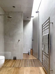 Concrete bathroom design