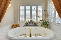 Corner Bath With Window Design