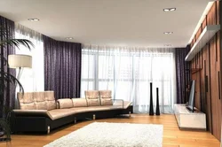 Photo Of Living Rooms With Two Windows On One Side