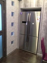 How to install a refrigerator in the hallway photo