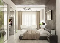 Bedroom design with sitting area