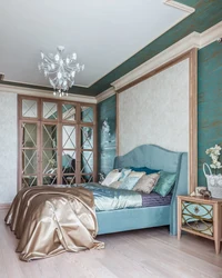 Bedroom With Turquoise Bed Photo