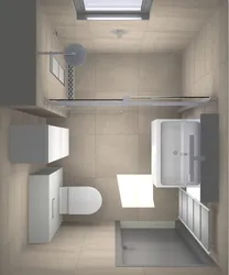 Bathroom 1 2 meters design