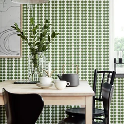 Non-woven wallpaper kitchen design