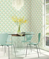 Non-woven wallpaper kitchen design