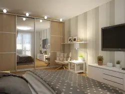 Дизайн однокомнатной квартиры разделенной на две комнаты