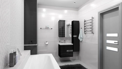 Gray Bathroom Design Photo For Small
