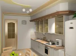 Kitchen 2 Meters Long Straight Design Photo