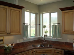 Curtains In The Kitchen Photo In A Modern Style Interior