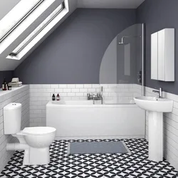 Attic bathroom design photo