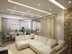 Interiors Of The Entire Apartment With Suspended Ceilings