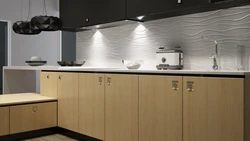 3D panels in the kitchen photo