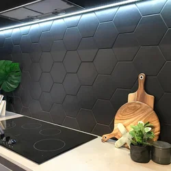 3D Panels In The Kitchen Photo