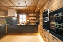 Wooden Loft Kitchen Photo