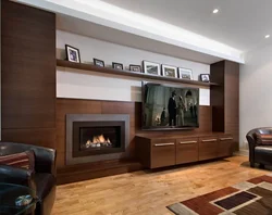 Modern Photos Of Walls With A Fireplace In The Living Room