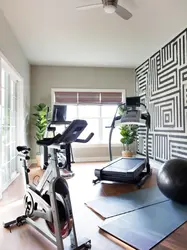 Sports rooms in the apartment photo