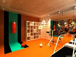 Sports rooms in the apartment photo