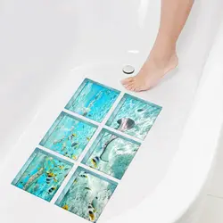 Ваннаға арналған жапсырмалардың фотосуреті