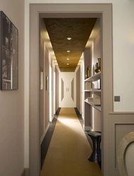 Expand a narrow corridor in an apartment photo