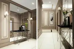 Interior Hallway With Mirror In Apartment Photo