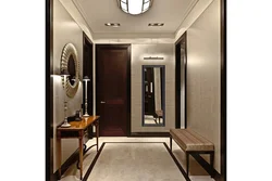 Interior Hallway With Mirror In Apartment Photo