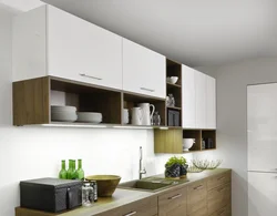 Open shelves in kitchen design