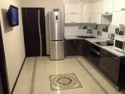 Refrigerator by the door kitchen design