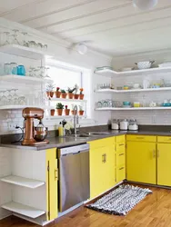 Kitchens With Open Upper Cabinets Photo