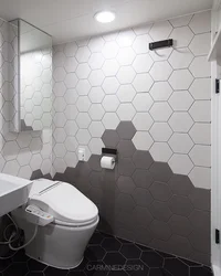 Дизайн и ванной комнаты ромбы