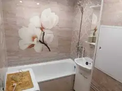 Bathroom renovation using plastic photo panels