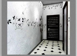Hallway Walls White And Black Photo