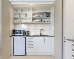 Kitchen In A Small Studio Photo