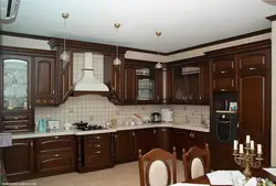 Classic dark kitchen photo