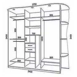 O'rnatilgan koridor chizmalari va diagrammalar fotosuratlari