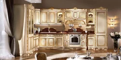 Baroque Style Kitchens In The Interior Photo