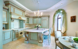 Baroque Style Kitchens In The Interior Photo