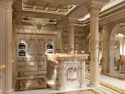 Baroque style kitchens in the interior photo