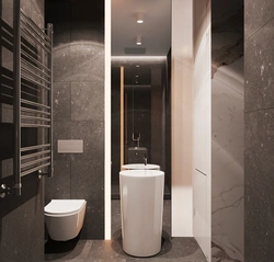 Bathtub Interiors With Floor-Mounted Sink