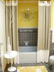 Bathtub Design With Shower With Curtain