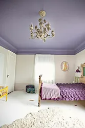 Каким Цветом Покрасить Потолок В Спальне Фото