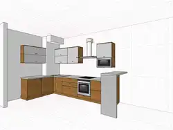 Кухня С Коробом Дизайн Проект