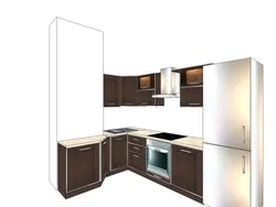 Kitchen with box design project