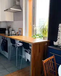 Дызайн стойкі на маленькую кухню